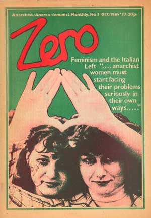 cover of Zero, anarcha-feminist monthly, No. 3